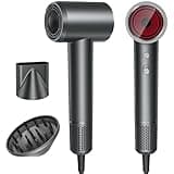 High-Speed Hair Dryer, 150000RPM Brushless Motor for Ultra-Fast Drying, 500M Ionic Negative Blow Dryer for Frizz Reduce, Low Noise Hair Blow Dryer with Magnetic Diffuser for Home Travel Salon