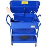 20 Gallon Portable Mobile Parts Washer, Heavy Duty 20 Gauge Steel Parts