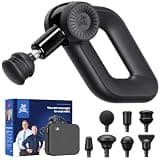 BOB AND BRAD D6 Pro Massage Gun Deep Tissue Percussion with 16mm Amplitude 85lbs Stall Force, FSA Eligible & HSA Approved Professional Muscle Massager for Athletes, Quiet Electric Back Massager