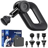 BOB AND BRAD D6 Pro Massage Gun Deep Tissue Percussion with 16mm Amplitude 85lbs Stall Force, FSA Eligible & HSA Approved Professional Muscle Massager for Athletes, Quiet Electric Back Massager