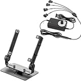 PC Fan Speed Controller with Power Supply, Aluminum PC Fan Stand