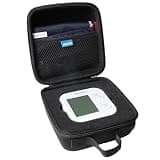 ANLEO Hard Travel Case Compatible with iHealth Track Smart Upper Arm Blood Pressure Monitor(Only Case) (Black)