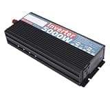 Serounder 5000W Power Inverter Durable Highefficiency 12V DC to 110V AC Converter for Home Use Metal Housing (US Plug)