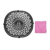 Indoor Cooking Air Fryer Grill Pan Barbecue Cooking Air Fryer Plate Tray Fry Pan Heat Distribution Grill Rack Crisper Plate Multi-Food Preparation
