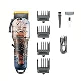 DAXXIN Hair Cutting Tool, Hair Trimmer Professional Hair Cutting Machine Adjustable Hair Clipper Electric Barber Digital Display Trimmer for Men