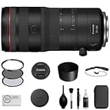 Canon RF 70-200mm f/2.8 L is USM Z Black Lens Compatible with RF Mount (Full Frame) Bundle with Tiffen Filter Set (UVP, CP, Black Pro Mist 1/8) + Lens Cap Keeper + Cleaning Kit (4 Items)