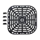 Air Fryer Grill Pans for 4 Quart Air Fryers Square Stainless Steel Crisper Plate C4DA