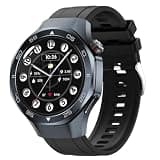 C10 Smart Watch with Bluetooth Calling, Heart Rate Monitor, Pedometer, Sleep Tracking, GPS, 3ATM Waterproof, Sports Fitness Tracker (C10 - Black (Silicone + Steel Strap))