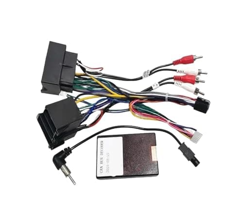 16 pin Android Wiring Harness Power Cable Box Compatible With Audi A3 08-13, A4 04-09, TT 06-14(HARNESS with Canbus)