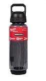 Milwaukee 1005ml PackOut Black Plastic Bottle with Chug Lid