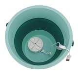 Omquot Portable Mini Folding Washing Machine, Efficient Turbine Design for Camping, Floors, Silicone Material