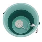 Omquot Portable Mini Folding Washing Machine, Efficient Turbine Design for Camping, Floors, Silicone Material