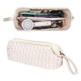 idoltimes Hair Tools Travel Bag, Quilted Hair Tool Bag for Women, Portable Hair Dryer Organizer Case Compatible with Dyson Airwrap Styler