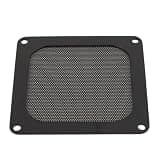 Jenivaint 4PCS PVC Computer Fan Filter Grills, Magnetic Dust Proof Mesh for PC Case Fan Vent, with Fire Retardant Easy Design (Black)