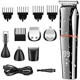 DAXXIN Hair Cutting Tool, 11 in 1 Multi Hair Trimmer Men Facial Beard Body Grooming Kits Electric Hair Clipper Nose Ear Trimmer Rechargeable