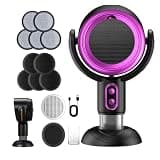Smoke Fan Purifier with 5 Oil filter, Tabletop Filters Portable Adjustable Angle, Removable Range, Compact & for Indoor BBQ, Hot Pot, Kitchens(PP)