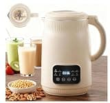 8-in-1 Nut Milk Maker – 50oz Milk Machine for Homemade Plant-Based Beverages, Oat, Coconut, Juices, Automatic Soybean Machine With Delay Start/Keep Warm/Boil Water