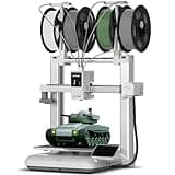 Anycubic Kobra X Multicolor 3D Printer, 2X Faster & Easy One-Click Printing, 600mm/s High Speed 3D Printers for Beginners & Kids, 4-Color Built-in, 260x260x260m³, Easy to Use FDM 3D Printer