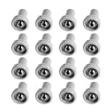 Dishwasher Replacement Parts For 16PCS Basket Wheels Featuring 25Mm Rollers
