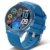 ZiCOWAY H16 Smart Watch - 24/7 Real-Time HRV Heart Rate, Blood Oxygen, Pressure, Temp, Sleep & Stress Monitor, AMOLED Display, Compatible with Android iOS