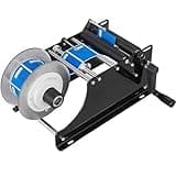 TYBJLXF Manual Round Bottle Labelling Machine,Plastic Glass Bottle Label Applicator,10-30 Pcs/min,10-110mm Label Width