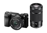 Sony Alpha a6100 w/ 16-50mm + 55-210mm,Black