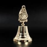 Brass Hand bell with Polish Finish Size: 3"