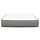 MASARA Pocket Coil and Gel Memory Foam Mattress, Full, Medium, White/Grey, 54 x 74 x 12 Inches, 71 Pounds, Gel Top