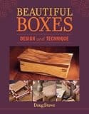 Beautiful Boxes: Woodworking projects and plans for crafting heirloom boxes with refined joinery and details.