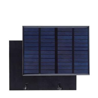 12V 1.3W Mini Solar Panel Standard Epoxy Polycrystalline Silicon DIY Power Solar Cell(2pcs)