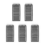 5 Pcs HEPA Filter Replacement Parts for Dreame L60 Ultra/L60 Pro Ultra/L60 Ultra PE Robot Vacuum Cleaner,Accessories Spare Parts(5 Pcs)