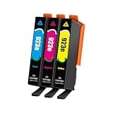 923XL 923e Ink Cartridges for HP 923XL Ink Cartridges Combo Pack 4-Pack for HP 923 Ink Cartridges High Yield Work with OfficeJet Pro 8120e 8125e 8130e 8135e 8138e 8139e Printer, Black and Color