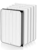 Ecofort 3500/3000 Replacement Filters Compatible with Air Doctor 3500, 3000 & 3000M Purifiers, Includes 1 Premium Filter and 4 Pleated Pre-Filters, Comparable to Part # ADF3001 & ADF3010