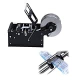 Manual Bottle Labeling Machine with Handle Label Applicator Machine 15-30pcs/min Sticker Label Applicate Machines Adjustable Round Bottle Labeler for Bottles Diameter 0.6-4.72 in