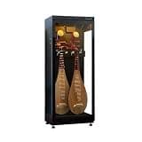 Musical Instrument Dehumidifier Cabinet, Can Hold 2 Pipa (Chinese Lutes), Humidifies, Sturdy Cold-Rolled Steel Frame, with Lock,B