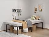 LUMUNANCE Metal Bed Frame Twin XL Size - 16 Inch Heavy-Duty Platform Bed Frame No Box Spring Needed, Easy Assembly, Noise-Free, Sturdy Mattress Foundation, Underbed Storage Space