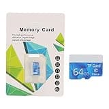 Generic Micro Memory Card Class 10 High Speed Transmit | Water Proof Mini Flash Memory Card Plug and Play for Dashcams, Phones, Tablets and Drones (64GB)