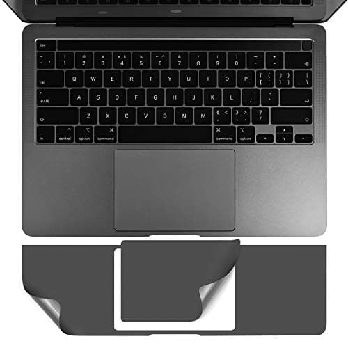 CaseBuy MacBook Pro 13 inch Palm Rest Protector, Wrist Rest Cover with Trackpad Skin for MacBook Pro 13 inch M2 M1 A2338 A2289 A2251 2023 2022 2021 2020, Space Grey