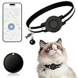 Pet Tracker,GPS Collar for Cats (iOS Only) Smart tag,Waterproof Compatible with Apple Find My,No Monthly Fee,Advanced Tracking Solution Smart Collar for Pet Safety Ideal Small Large Cats