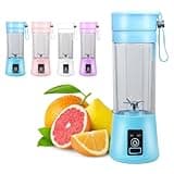 2026 NEW 380ml Electric Juicer Bottle,Fruit Vegetable Blender,Portable Smoothie Maker Mixer Bottle,Rechargeable Blender,White