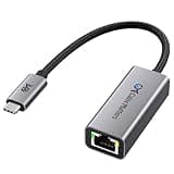 Cable Matters USB C to Ethernet Adapter, Gigabit Ethernet to USB C Network Adapter for 1000Mbps, Compatible with MacBook, iPhone 16 Pro/Max, iPad Pro, Dell XPS, Surface, and More