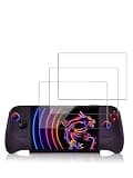 Helvioran 3 Pack Screen Protector for MSI Claw 8 EX AI+ CG3EM Handheld Game Console, Tempered Glass, 9H Hardness, Anti-Scratch, Bubble Free, HD Clarity
