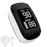 First-of-its-kind Design for Ocean Shell Texture magnetic charging Pulse Oximeter Rechargeable, Fingertip Pulse Oximeter Pulse Rate Monitor for Home Sports Travel Aviation Use