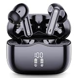 Wireless Earbuds, Bluetooth 5.4 Headphones in Ear with 4 ENC Noise Cancelling Mic, New Wireless Earphones HiFi Stereo Deep Bass 40H Playtime, In-Ear Bluetooth Earbuds LED Display IP7 Waterproof, USB-C