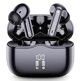 Wireless Earbuds, Bluetooth 5.4 Headphones in Ear with 4 ENC Noise Cancelling Mic, New Wireless Earphones HiFi Stereo Deep Bass 40H Playtime, In-Ear Bluetooth Earbuds LED Display IP7 Waterproof, USB-C