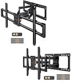 Perlegear UL-Listed Full Motion TV Wall Mount for 42–90 Inch TVs up to 150 lbs PGLF16 & Extra Large Full Motion TV Wall Mount for 55–120 Inch TVs up to 220 lbs PGTVM69B
