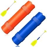 Deekin 4 Pack 2/4 Pack Paddle Float for Flotation Kayak Canoe Surf Paddleboarding Gifts - Prevent Paddle Sinking in Water (Blue,Orange)