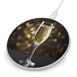 Champagne Wireless Charger, Fast Charging Pad
