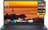 Dell Inspiron 15 Touchscreen Laptop, 15.6" FHD IPS Display, AMD Ryzen 5 7530U(Beat Core i5-1335U), 16GB RAM, 512GB SSD, Wi-Fi, Numeric Keypad, Windows 11 Pro, Business Student Laptop,Carbon Black
