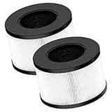 BS-03 True Replacement Filter For Slevoo Air Purifier - 3-in-1 H13 Grade Pre-Filter, Activated Carbon, Dust And Pet Dander Capture, 2-Pack
